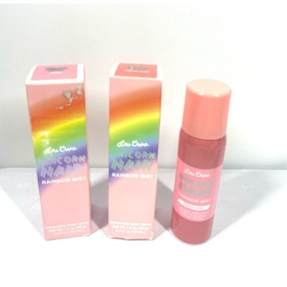 Lime Crime Unicorn Hair Rainbow Mist Temporary Spray Color ~ Mauve Mist & Petal - Picture 1 of 2